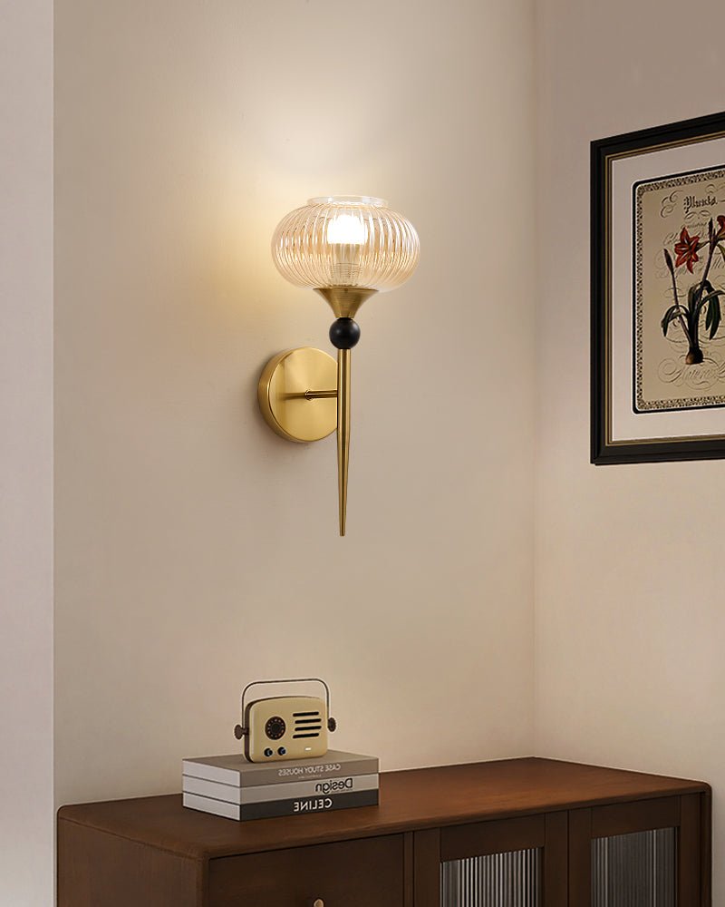 Thyr Ribbed Wall Sconce