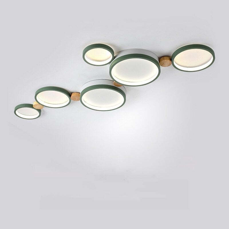 Arisha Round Flush Mount Ceiling Light Bedroom - Neutral Decor