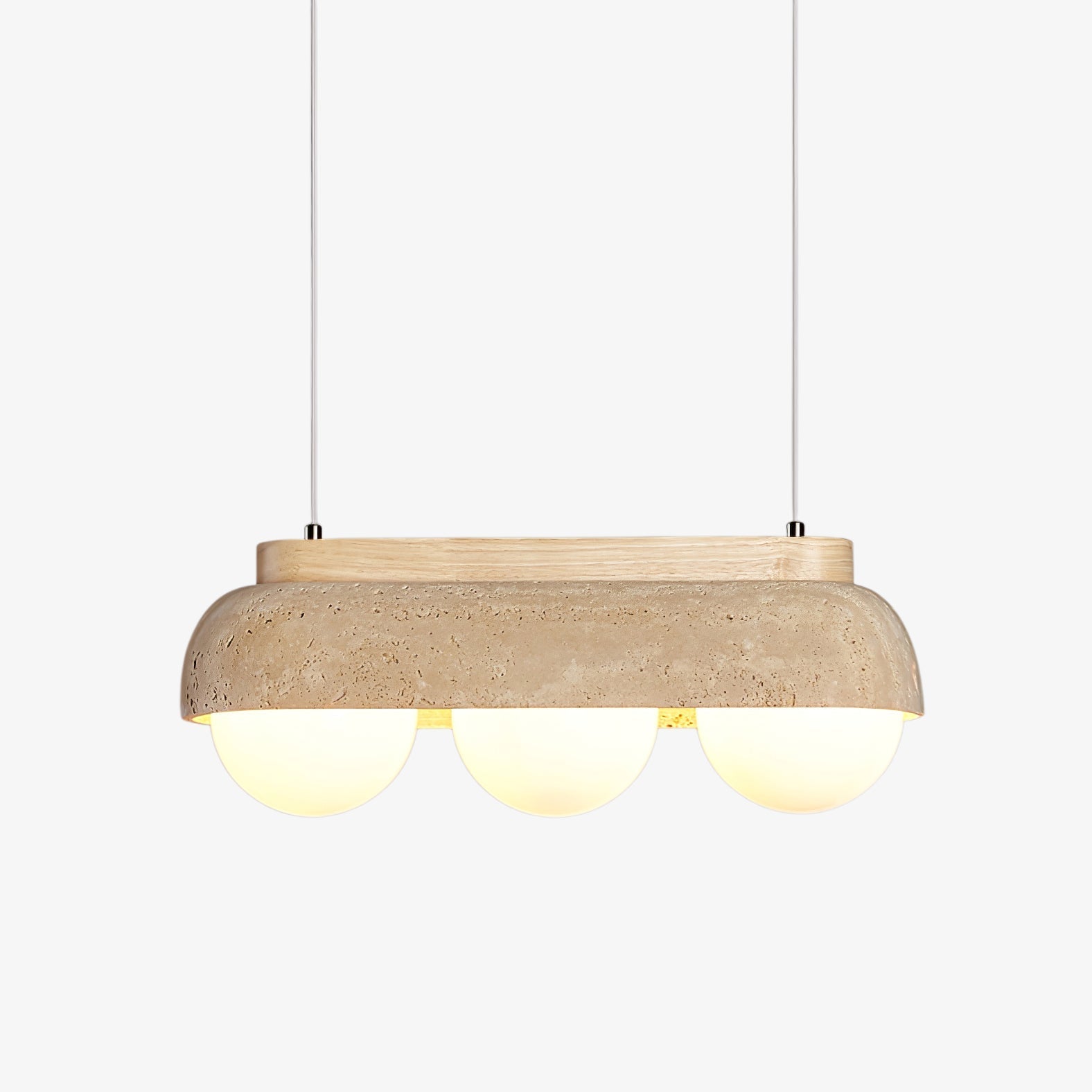 Yeln Travertine Pendant Light
