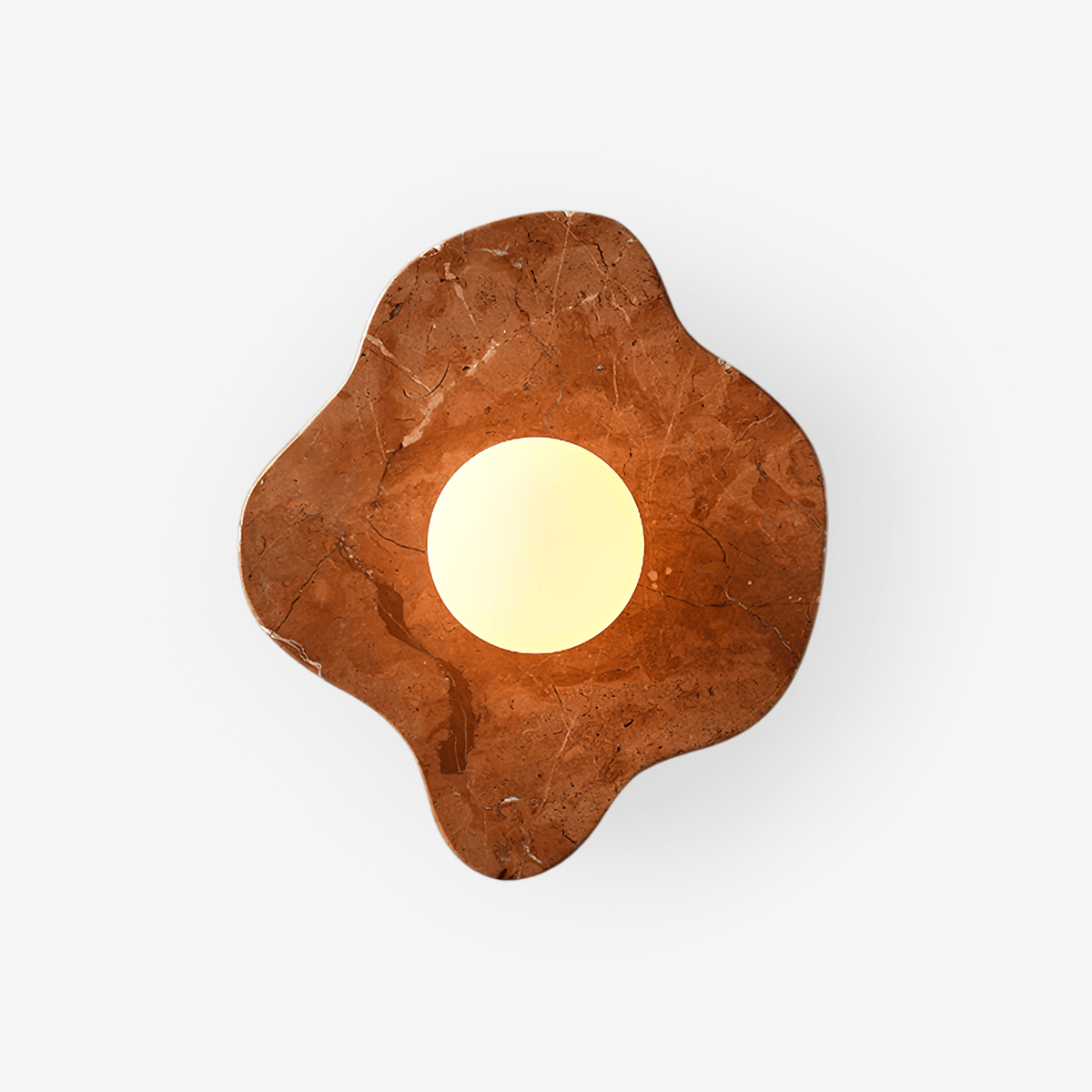 Bloom Rustic Marble Wall Lamp