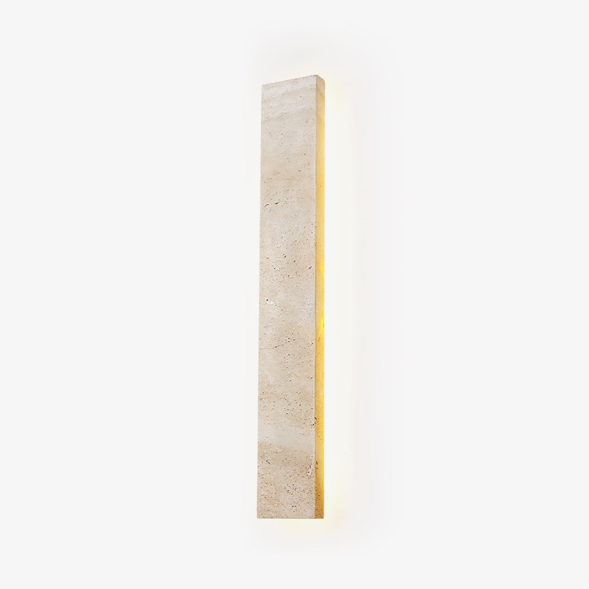 Tavoelia Slim Rectangle Travertine Linear Wall Light