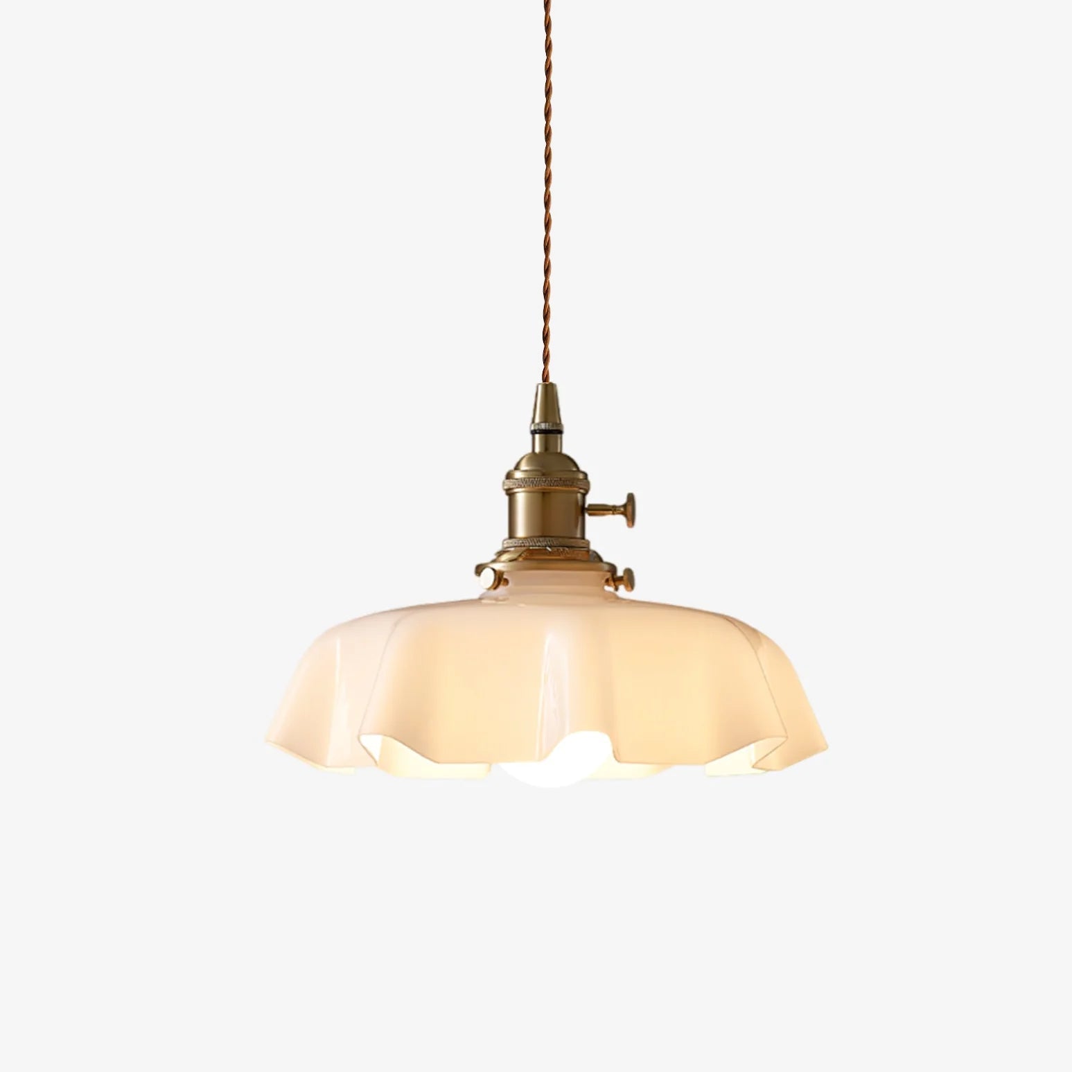 Lustra Pendant Light French Flower for Dining Room - Neutral Decor