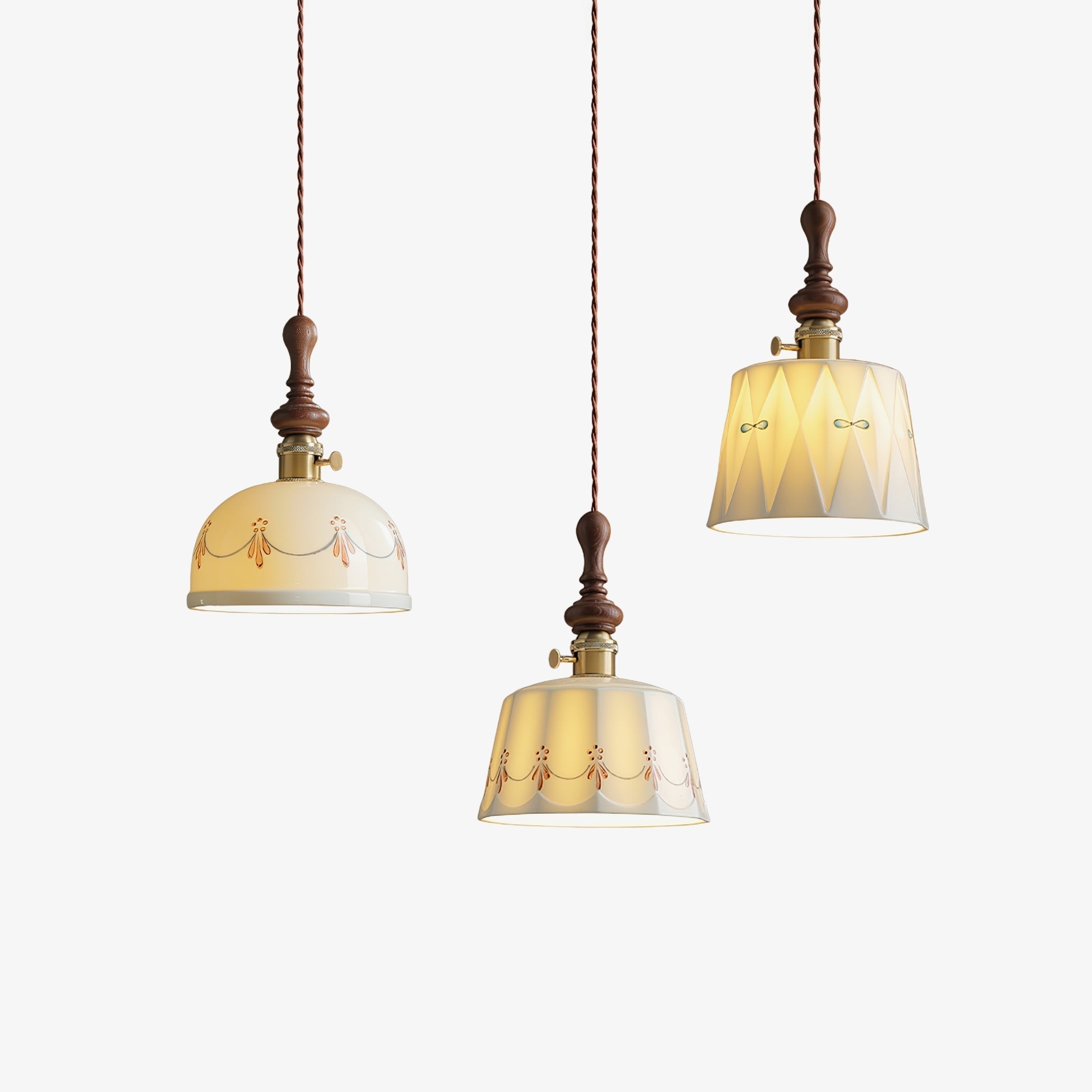 Ceraeyre Vintage Ceramic Pendant Light
