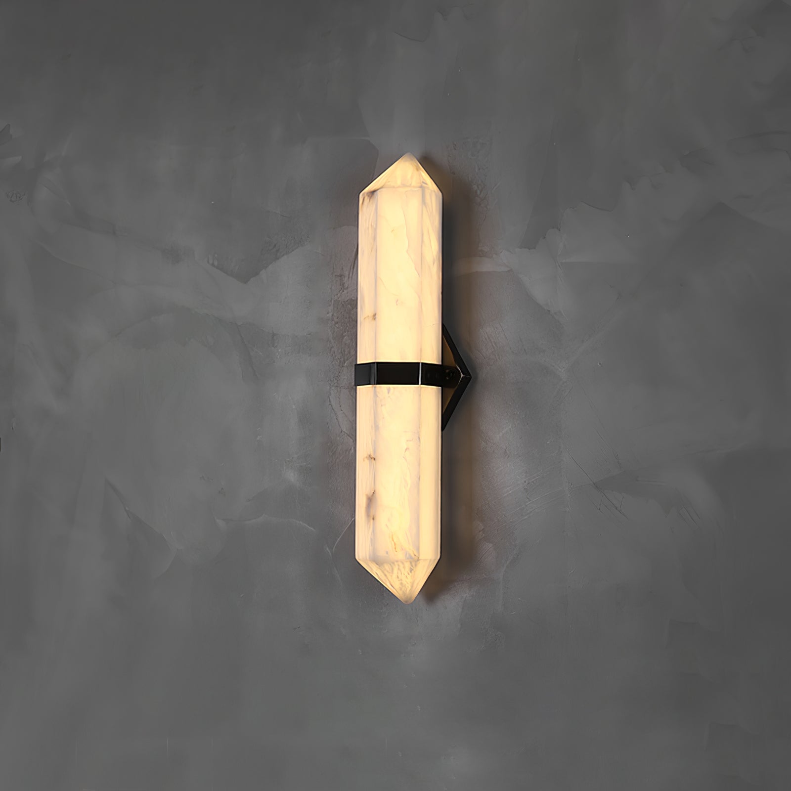 Albiaya Wall Light Alabaster Brass for Bedroom