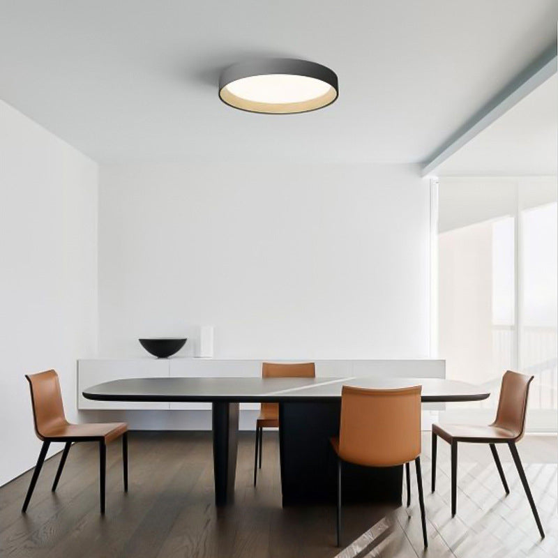 Arisha Modern Round Flush Mount Ceiling Light - Neutral Decor