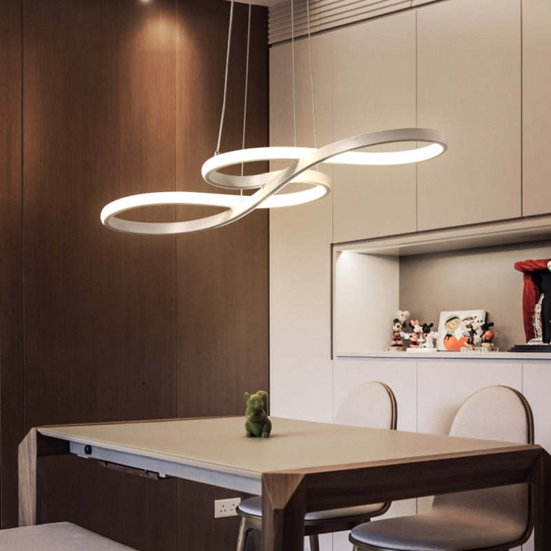 Arisha Modern Chandelier Linear Pendant Light Dining Room - Neutral Decor