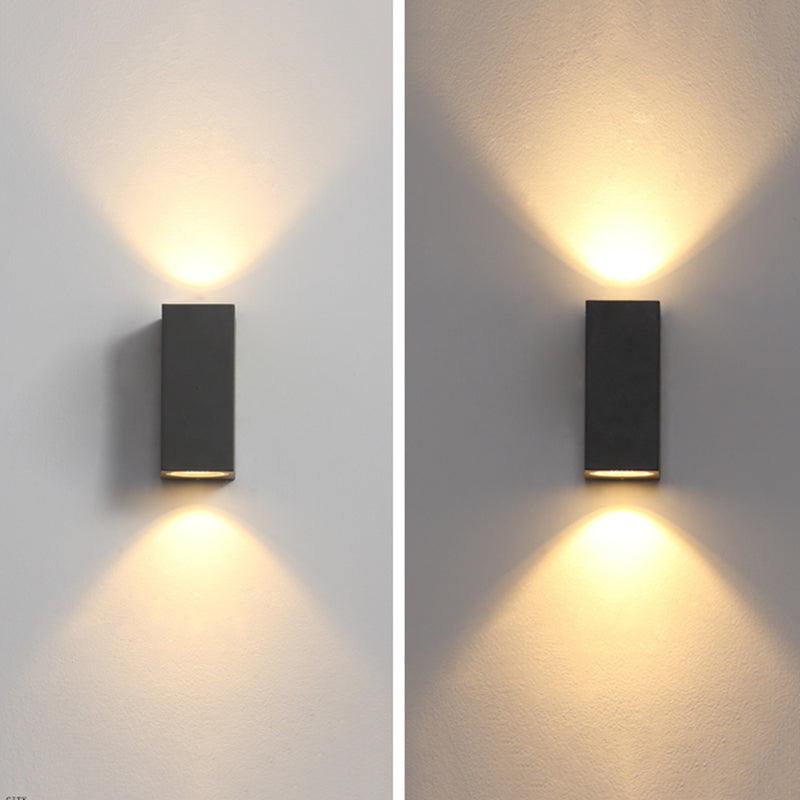 Ray Minimalist Square Outdoor Wall Lamp - Neutral Decor