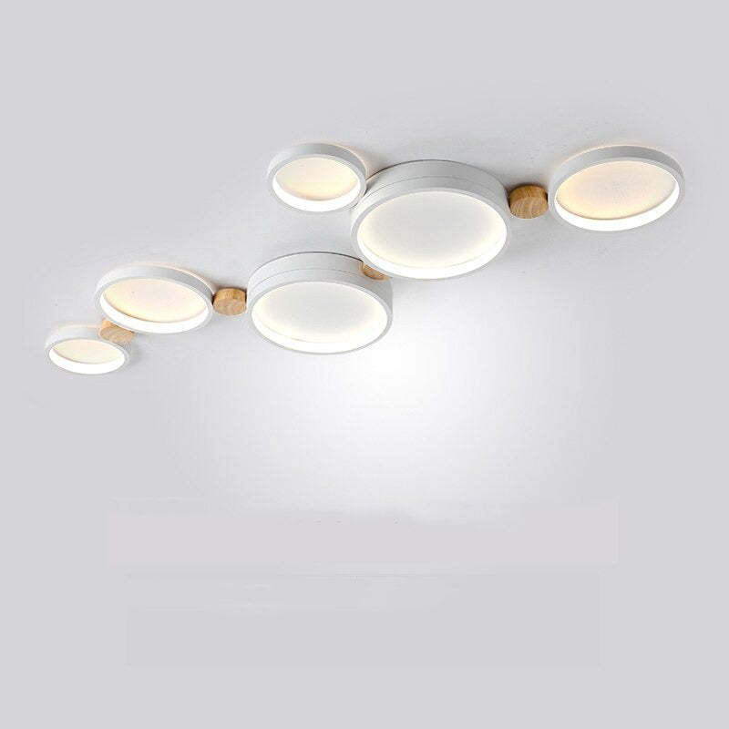Arisha Round Flush Mount Ceiling Light Bedroom - Neutral Decor