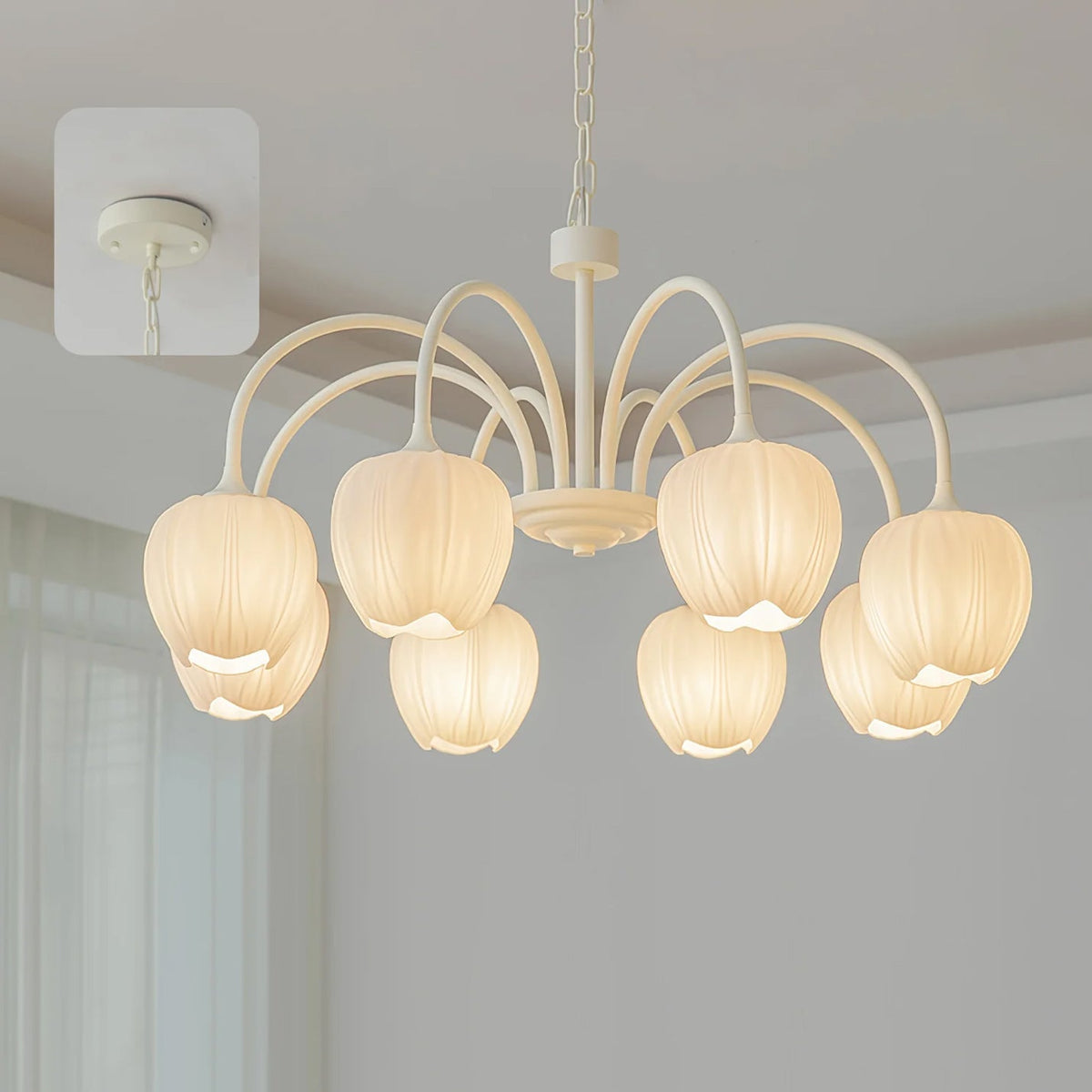 Margaux Fresh Tulip Chandeliers