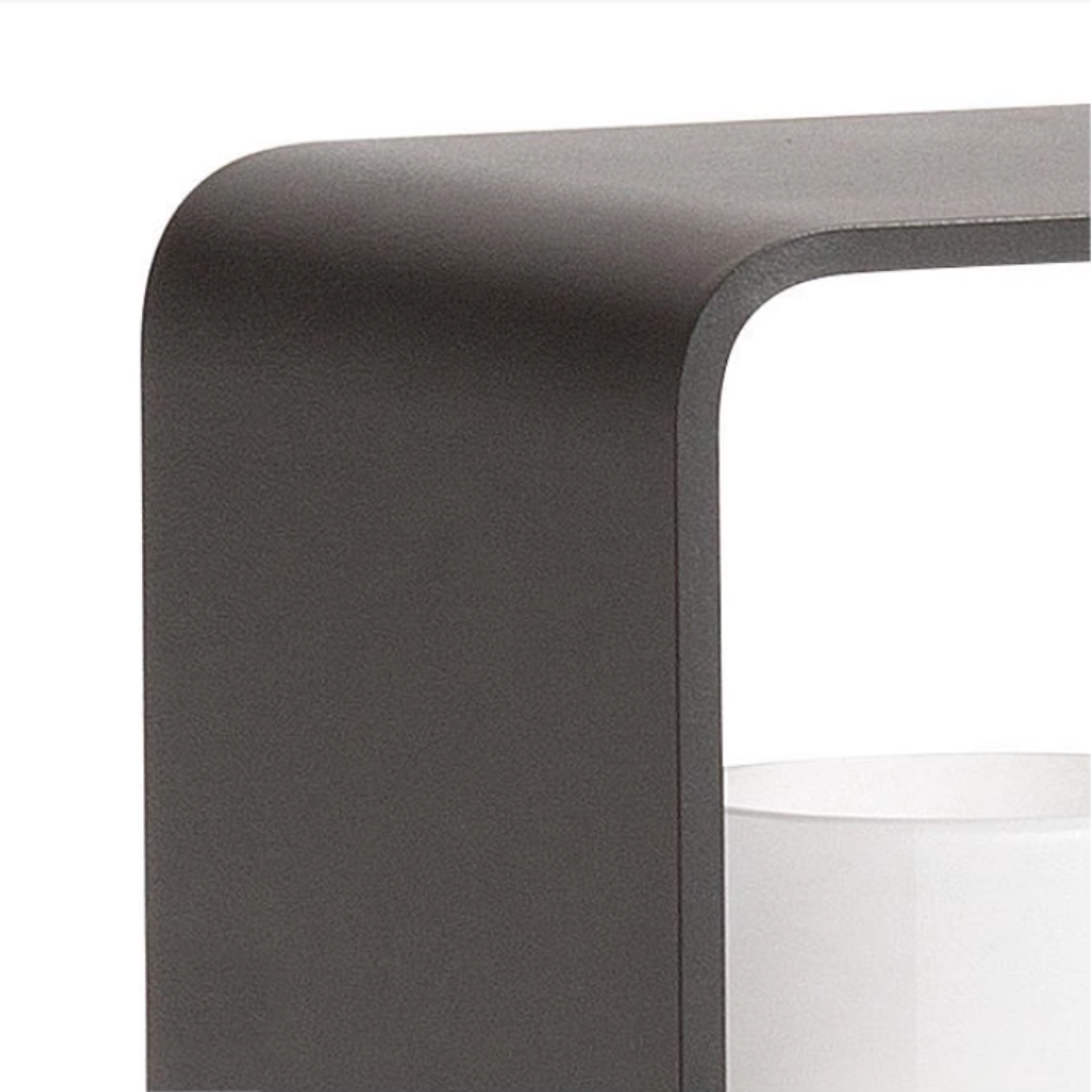 Ray Minimalist Cuboid Candle Outdoor Floor Lamp Garden - Neutral Decor