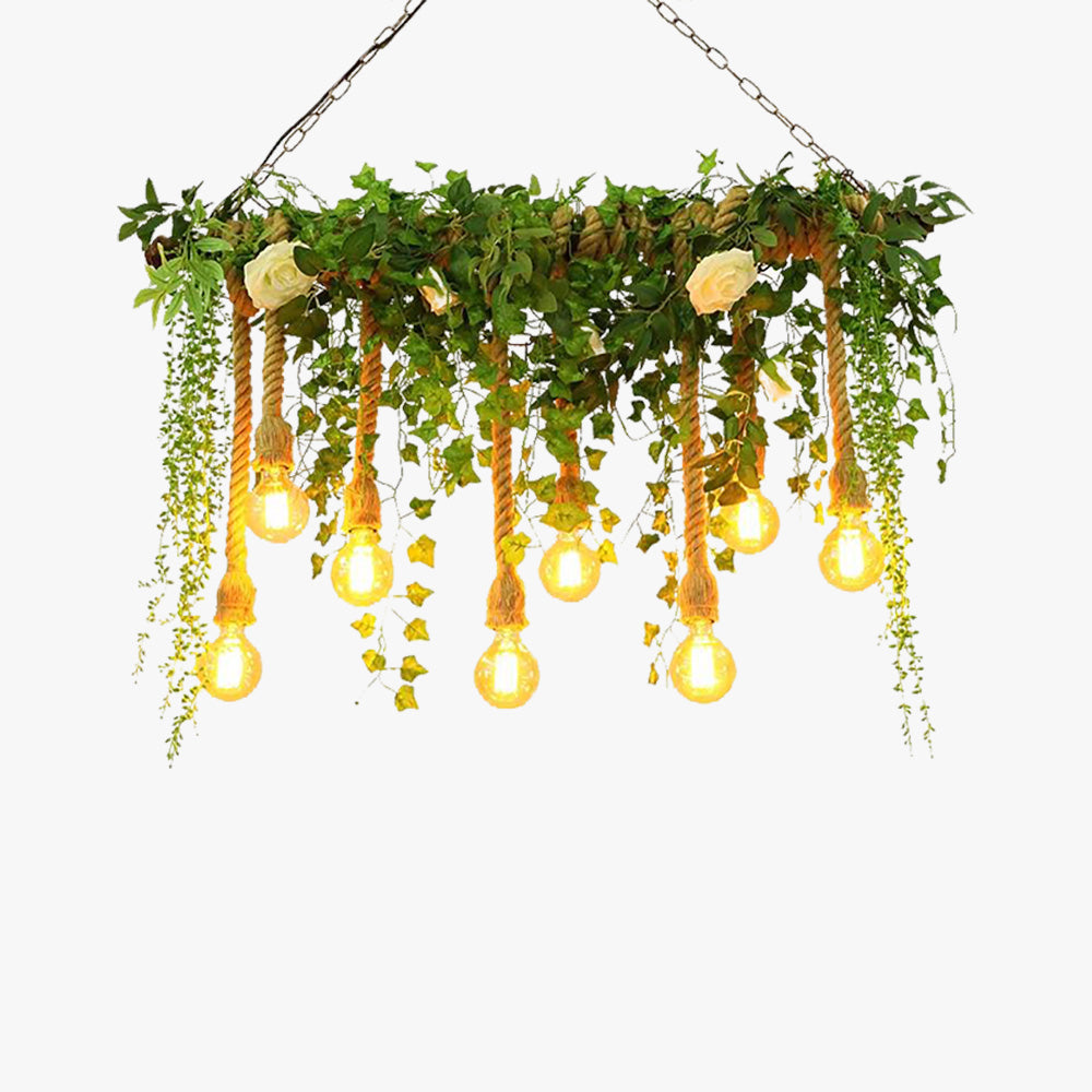 Ritta Natural Decorative Glass Pendant Light - Neutral Decor
