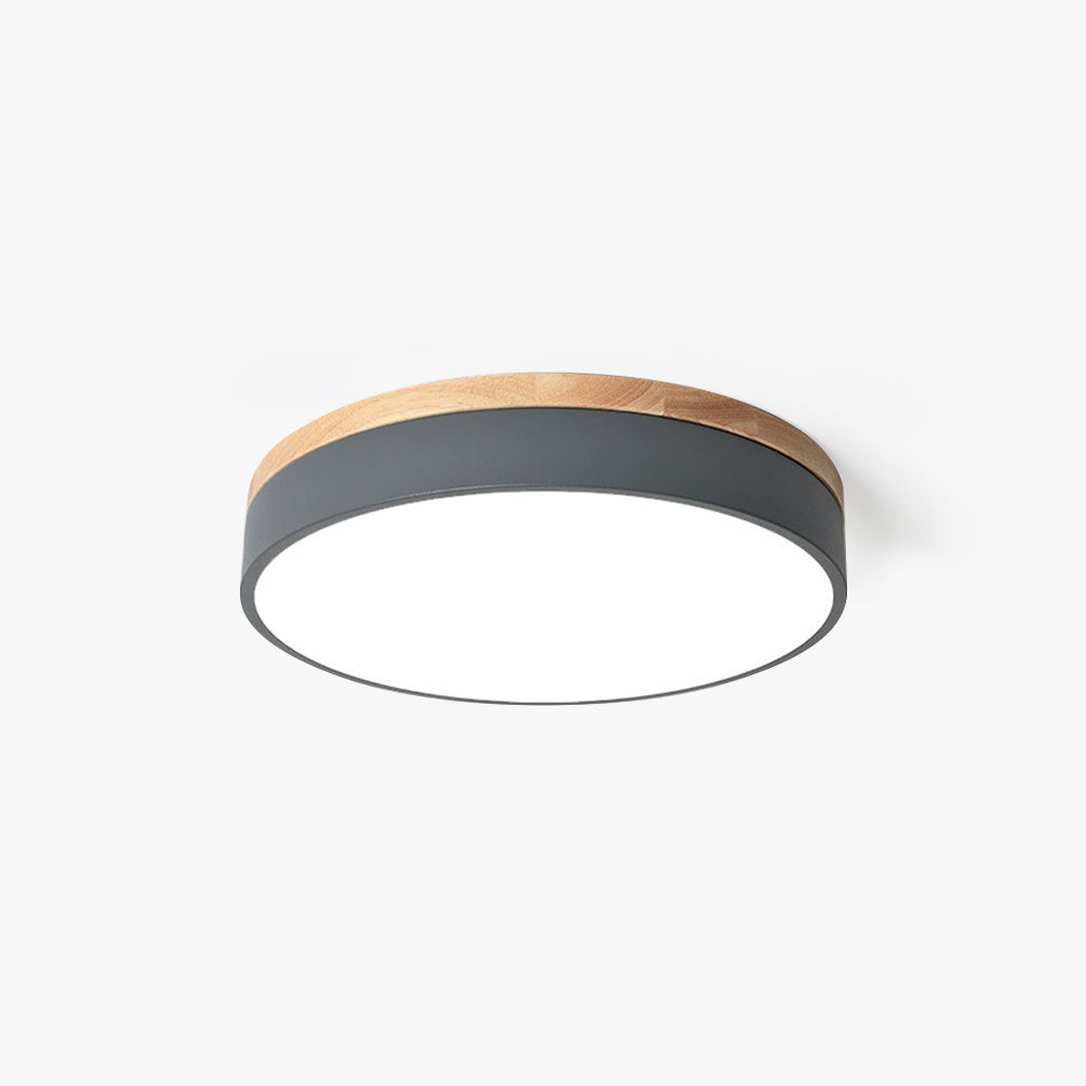 Valentina Nordic LED Round Flush Mount Ceiling Light - Neutral Decor
