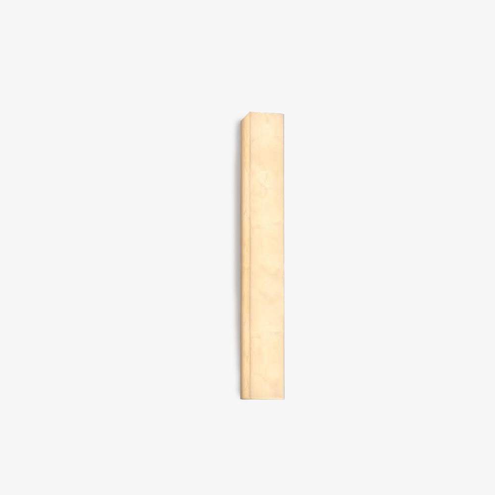 Arisha Modern Rectangular Marble Outdoor Wall Lamp - Neutral Decor