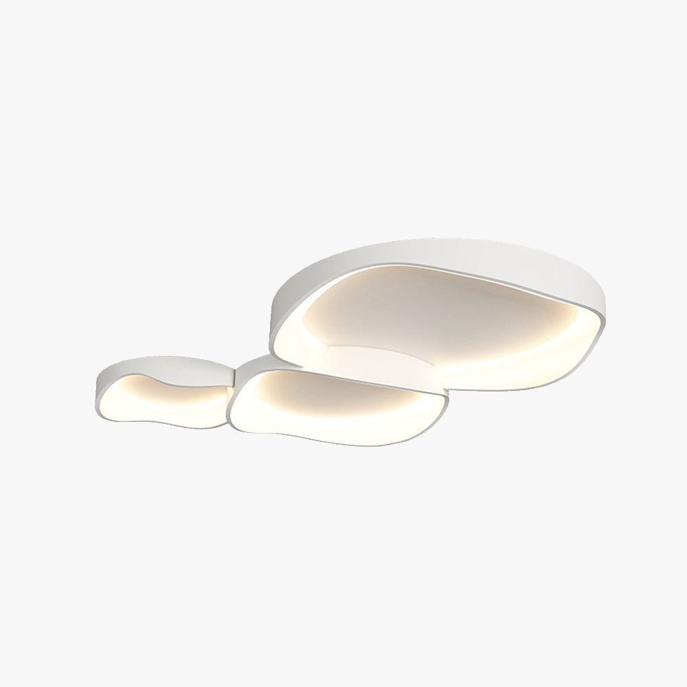 Arisha Modern Wave Flush Mount Ceiling Light Living Room - Neutral Decor