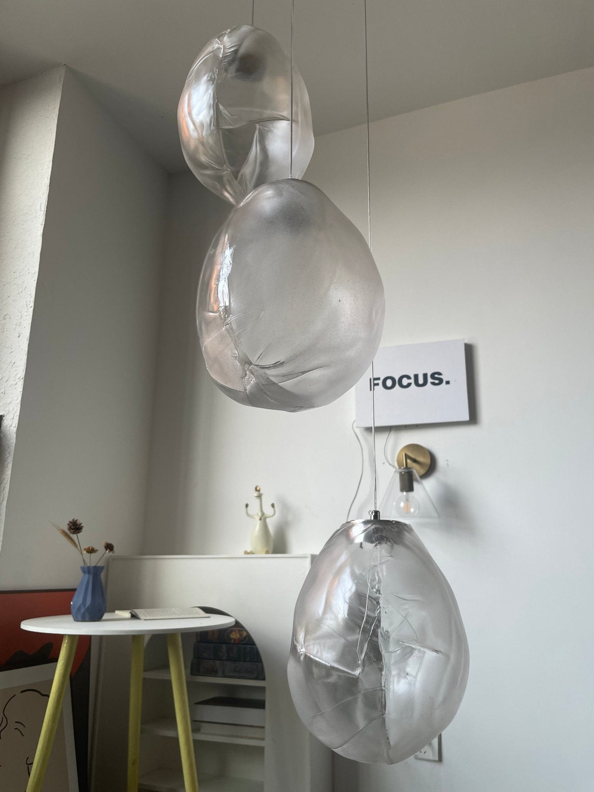Celenelle Liquid Glass Stone Pendant Light