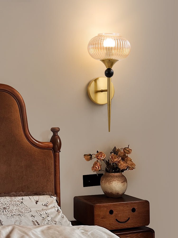 Thyr Ribbed Wall Sconce