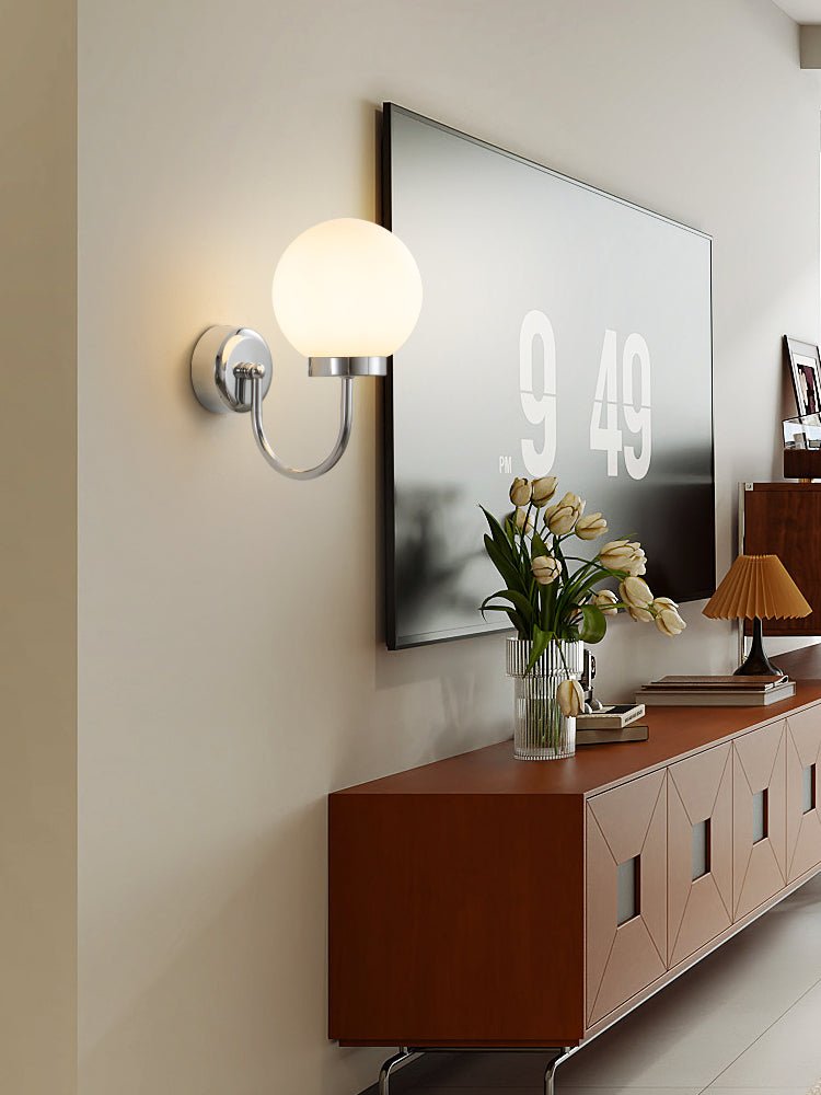 Varnys Chrome Wall Sconce