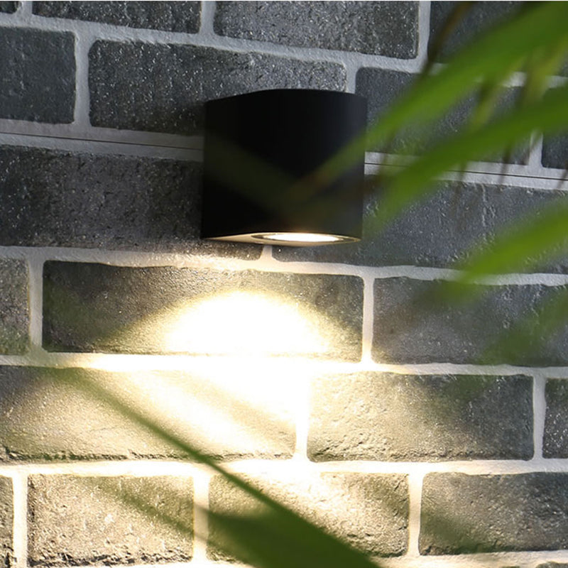 Ray Minimalist Square Outdoor Wall Lamp - Neutral Decor