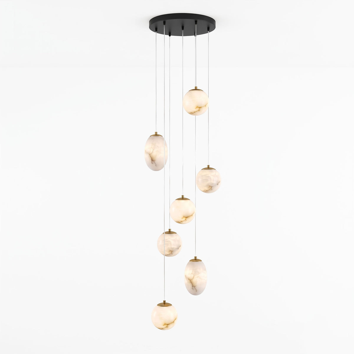Norik Minimalist Alabaster Pendant Light