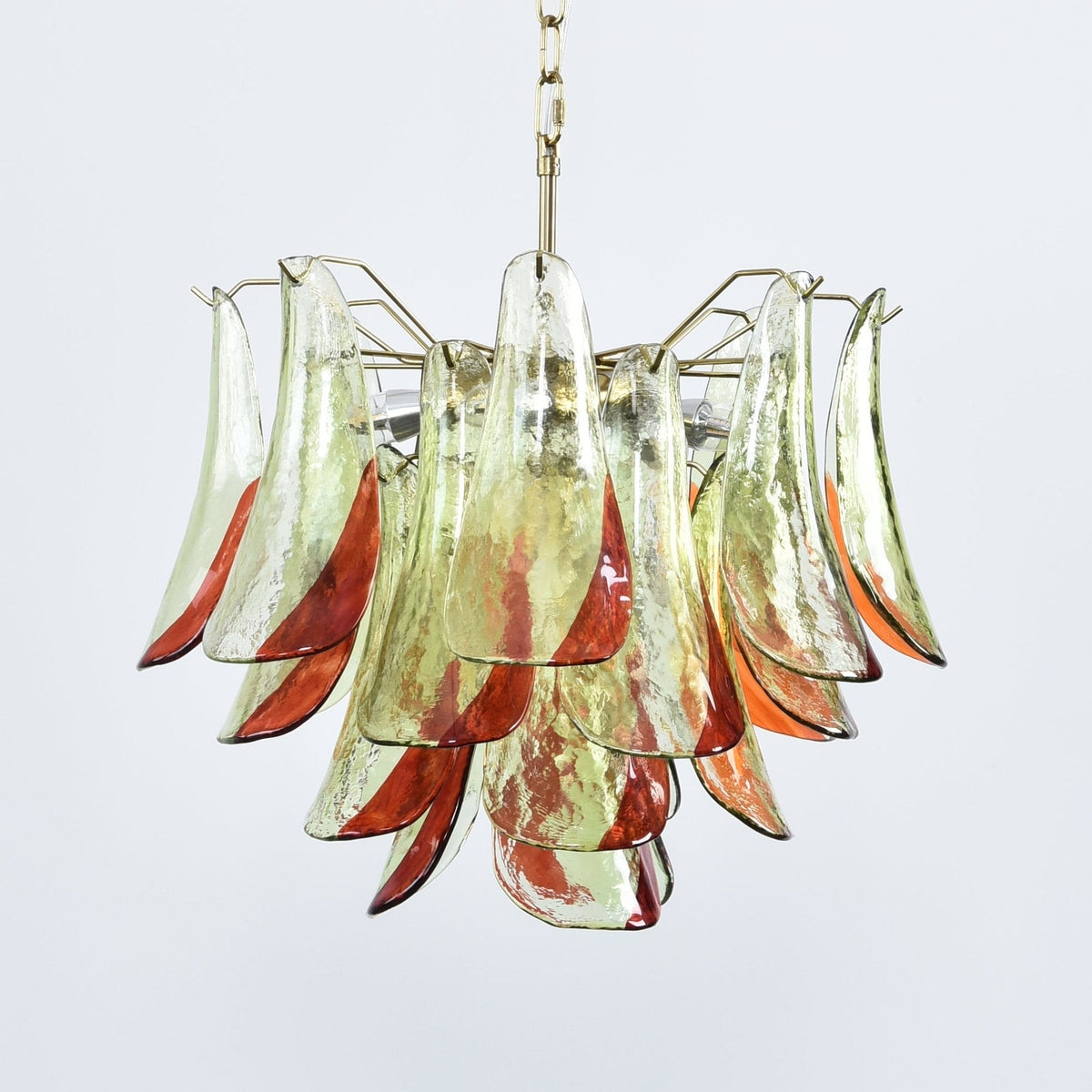 Celoraria Chandelier Murano Glass Petal Elegant