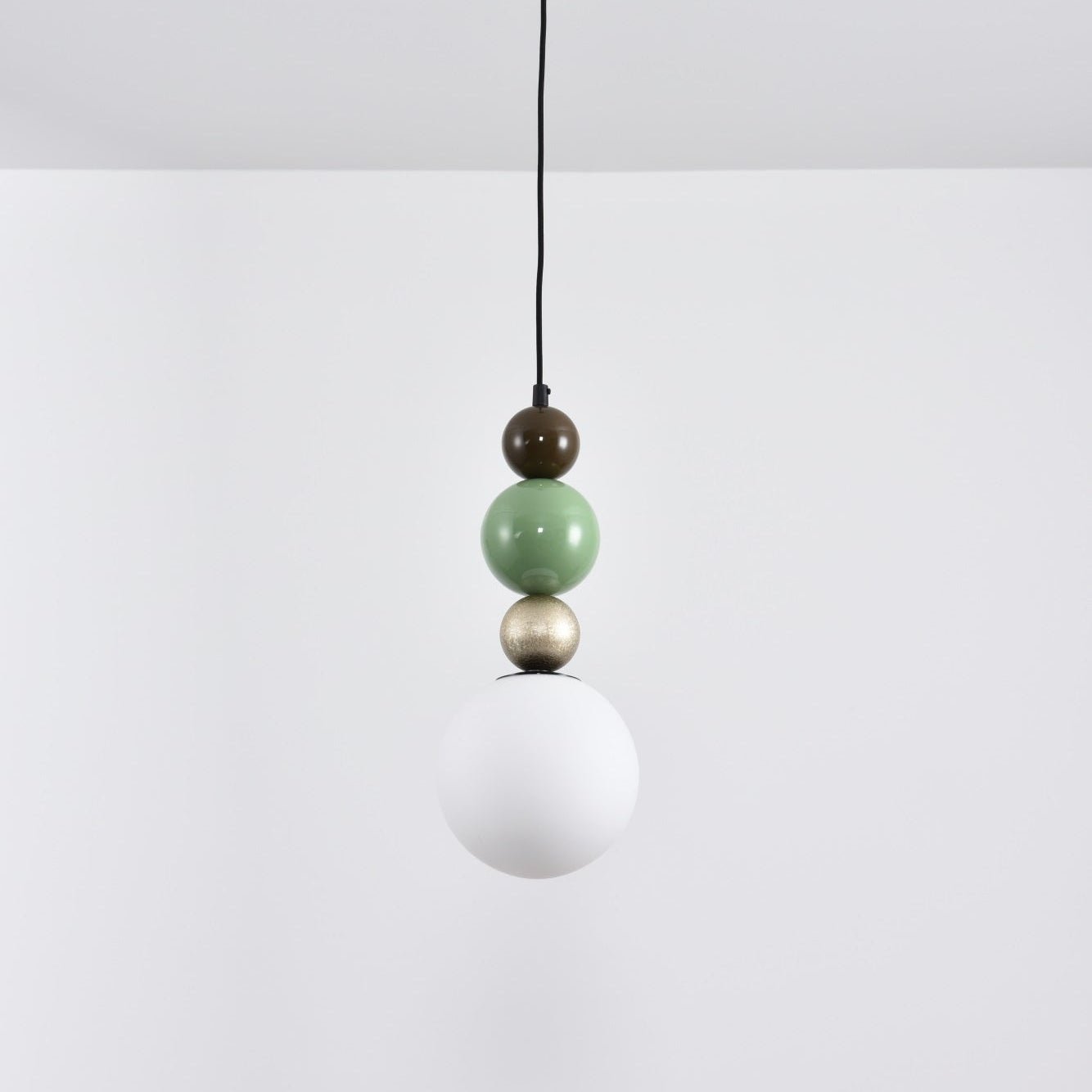 Eshaisra Nordic Art Round Balls Stacking Glass Pendant Lamp