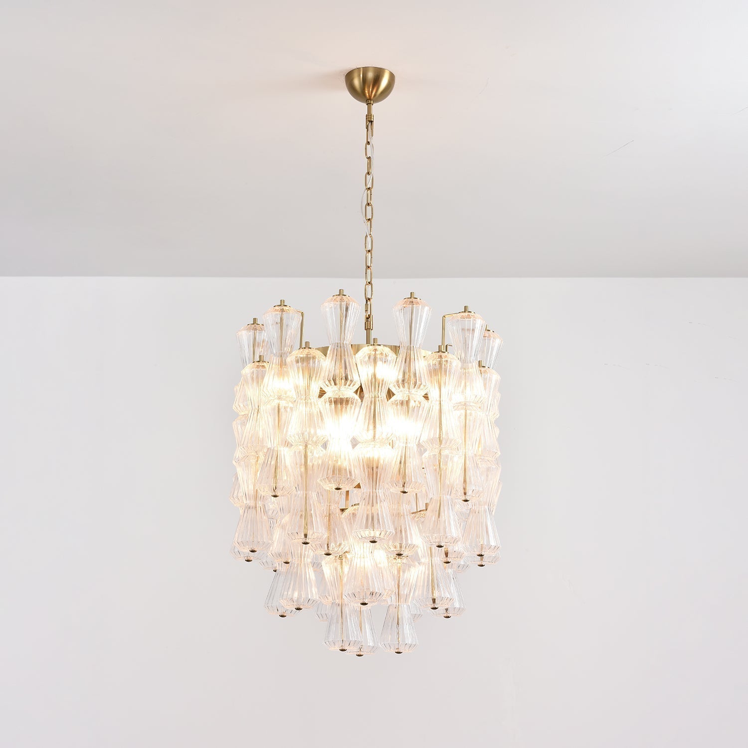 Celarena Chandelier Murano Glass Floral Cascade