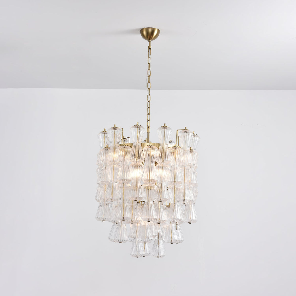 Celarena Chandelier Murano Glass Floral Cascade
