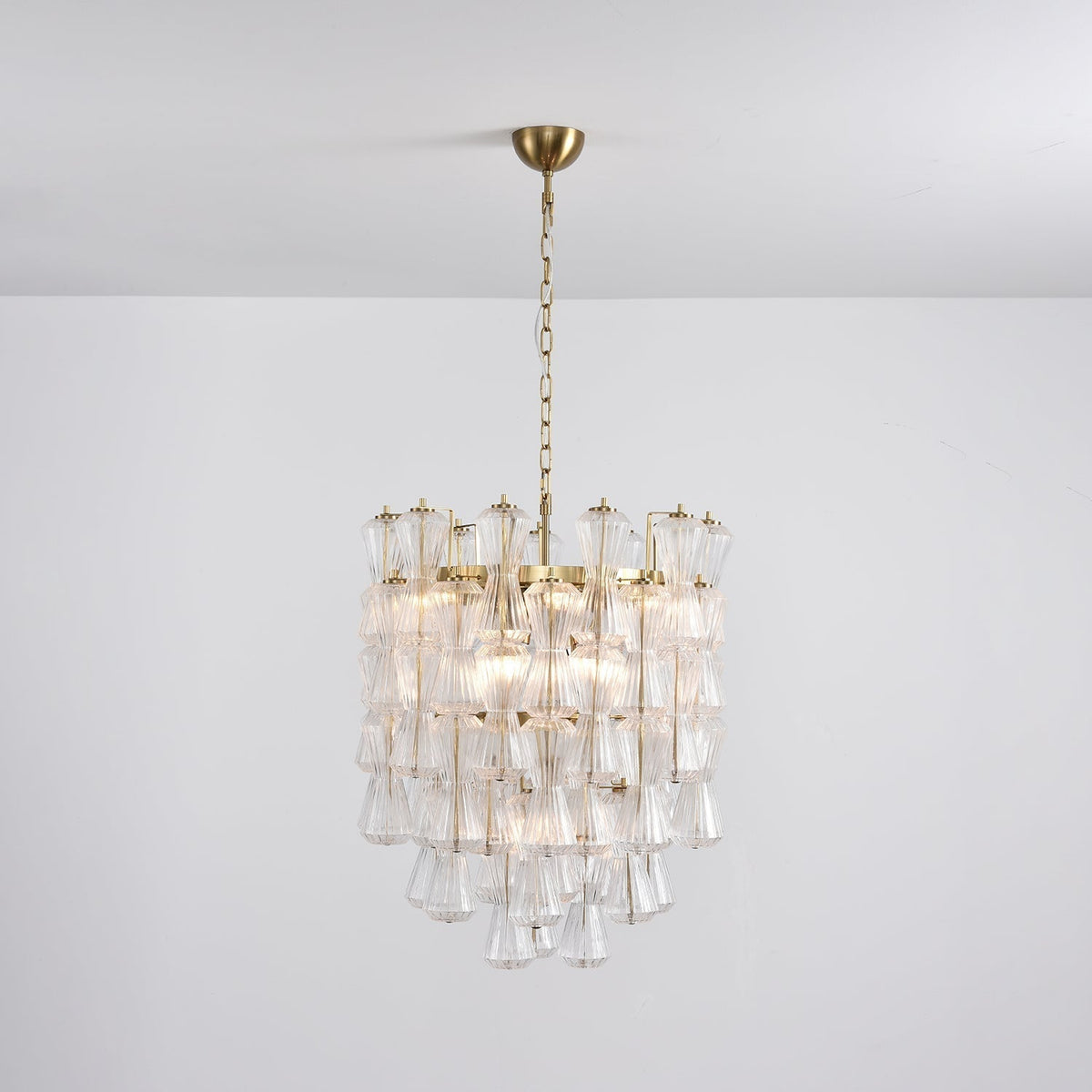 Celarena Chandelier Murano Glass Floral Cascade