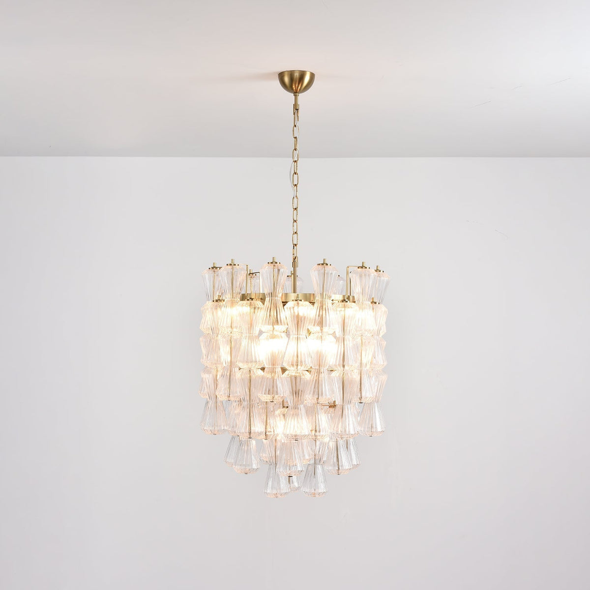 Celarena Chandelier Murano Glass Floral Cascade