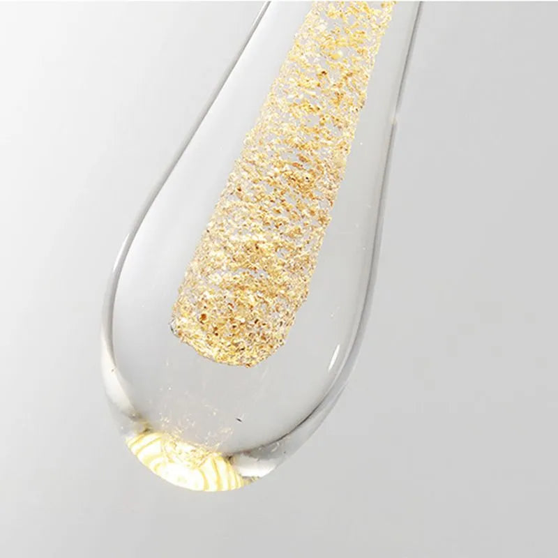 Teardrop Gold Pendant Light - Neutral Decor