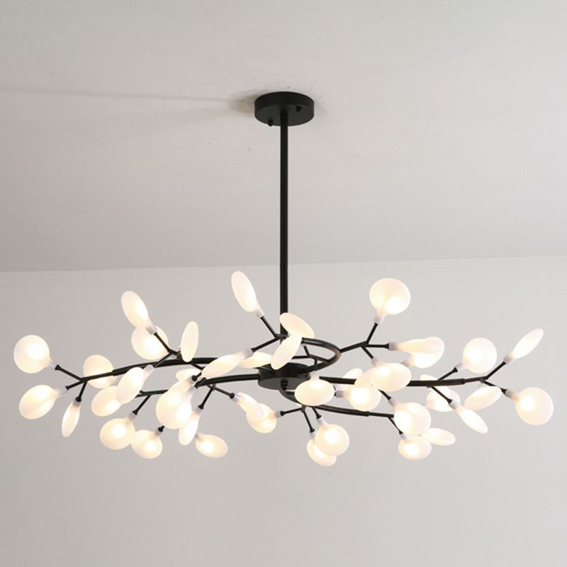 Olivia Unique Branch Firefly Art Deco Chandelier Living Room - Neutral Decor