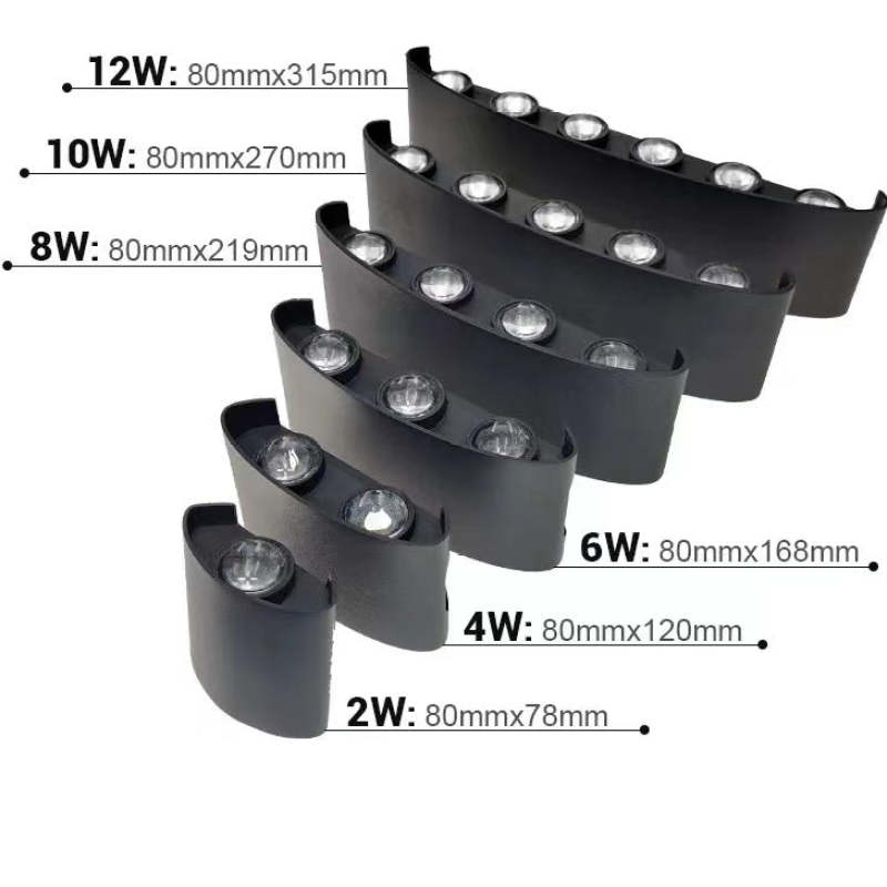 Ray Modern Rectangular Outdoor Wall Lamp Water-Wave - Neutral Decor