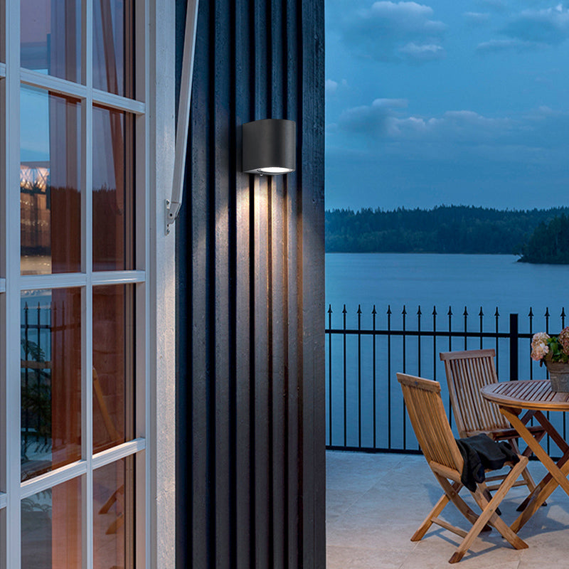 Ray Minimalist Square Outdoor Wall Lamp - Neutral Decor