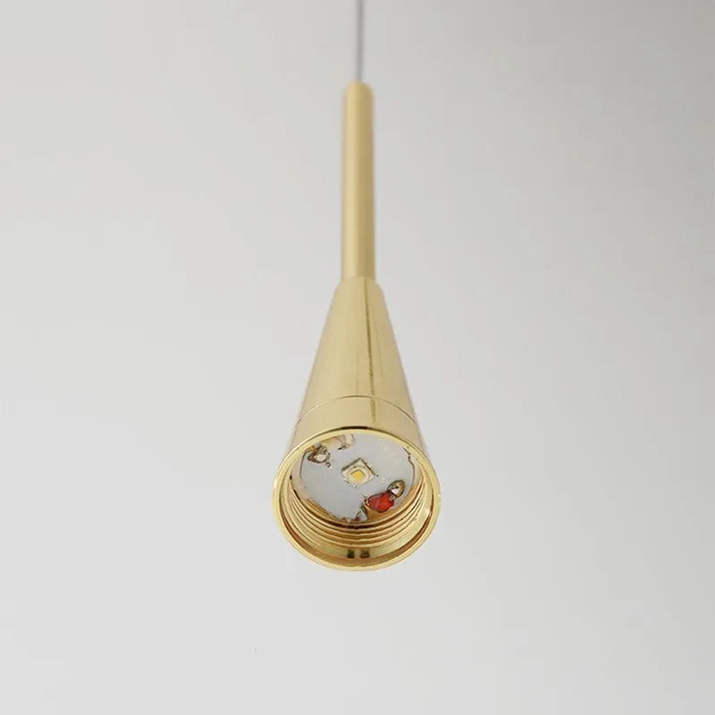Teardrop Gold Pendant Light - Neutral Decor
