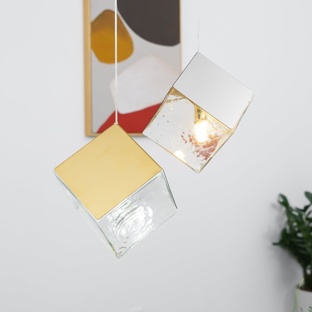 Prismatic Vapor Chandelier