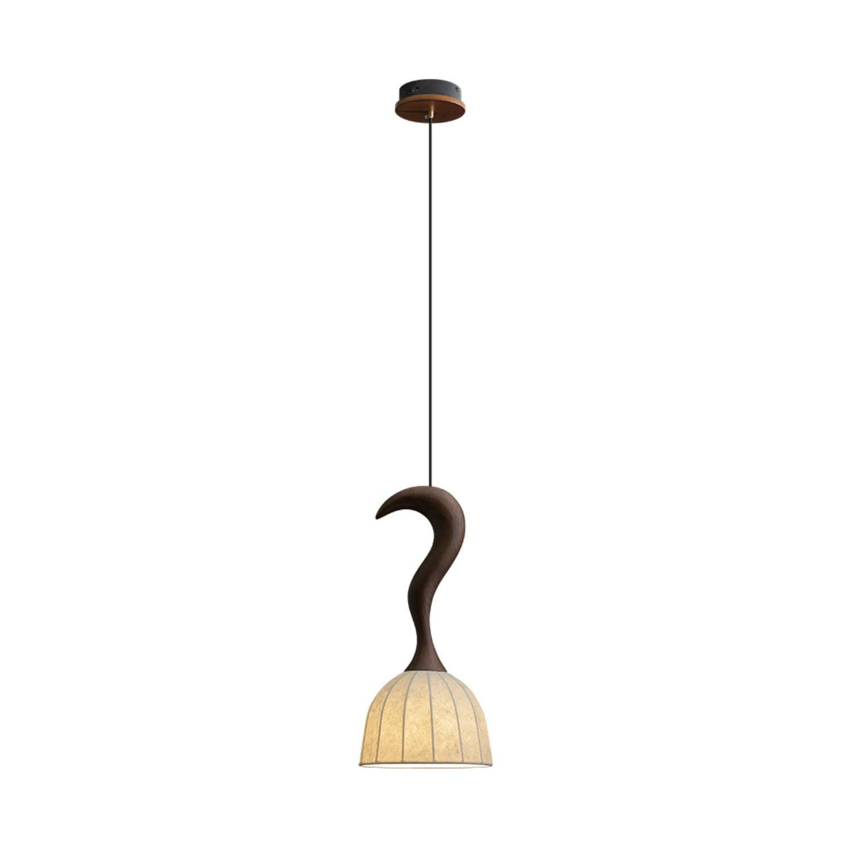 Colire Creativity Twisted Wood Pendant Light