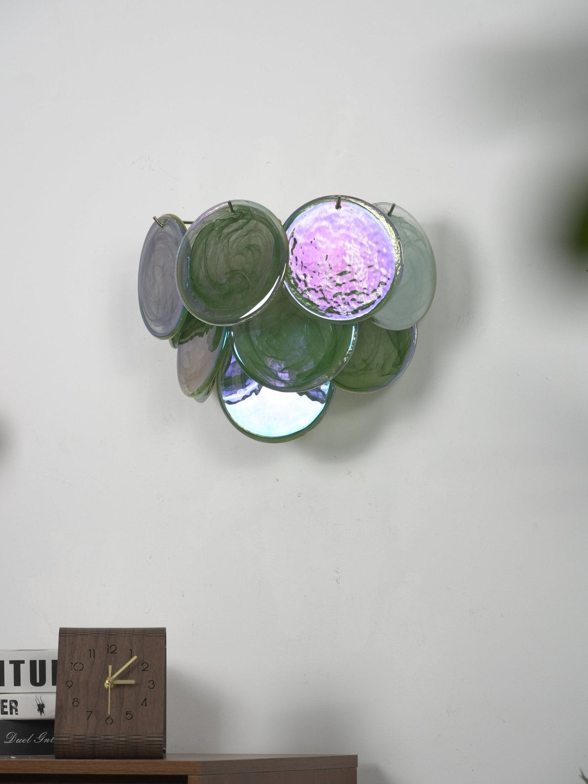 Orlaridge Disc Glass Indoor Wall Light