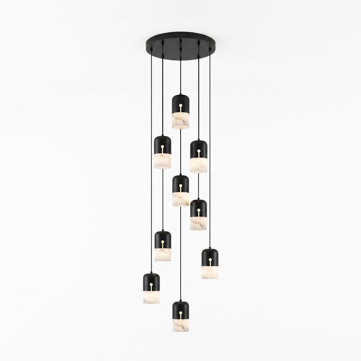 Silas Alabaster Duotone Capsule Pendant Lamp