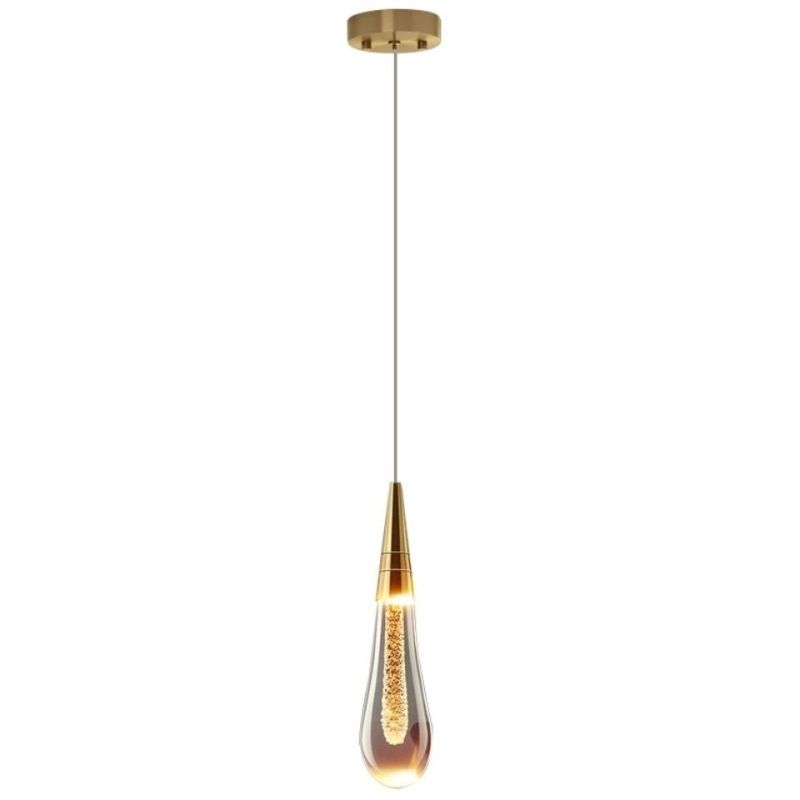 Kristy Pendant Light Crystal & Glass Droplet - Neutral Decor
