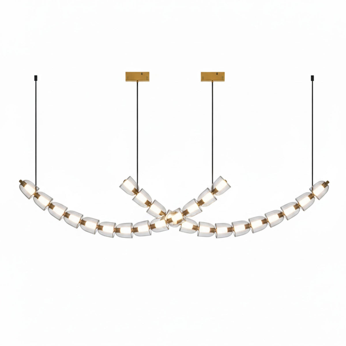 Nexus Gold  Crystal Chandelier