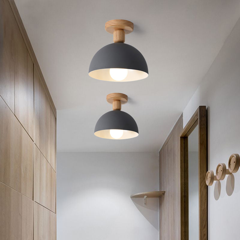 Muto Modern LED Ceiling Light Fixtures Wood/ Living Room - Neutral Decor