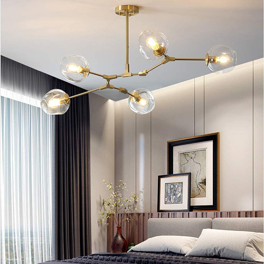 Valentina Nordic Modern Glass Pendant Light Bubble - Neutral Decor