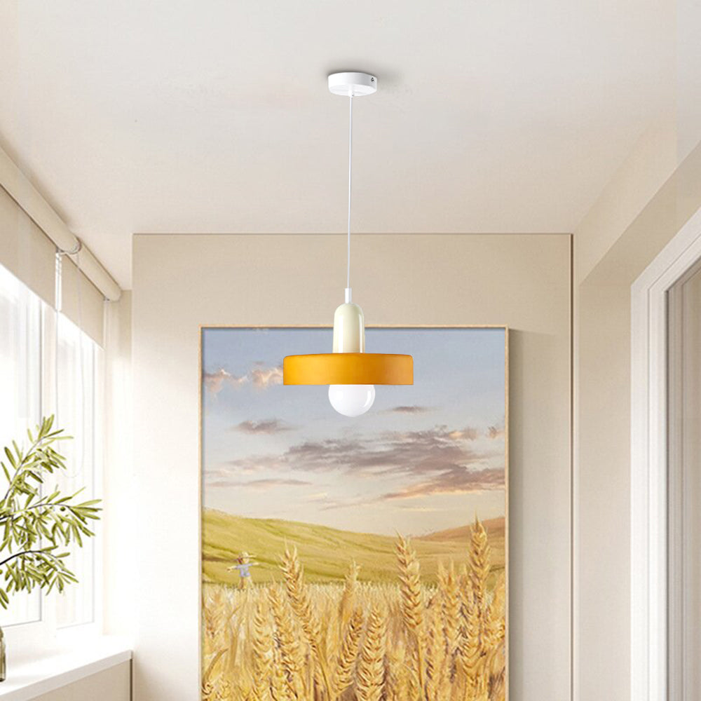 Valentina Vintage LED Glass Pendant Light, Multicolor - Neutral Decor