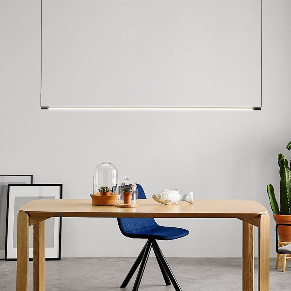 Arisha Minimalist Linear Pendant Light Living Room - Neutral Decor