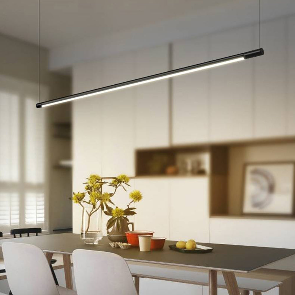 Arisha Minimalist Linear Pendant Light Living Room - Neutral Decor