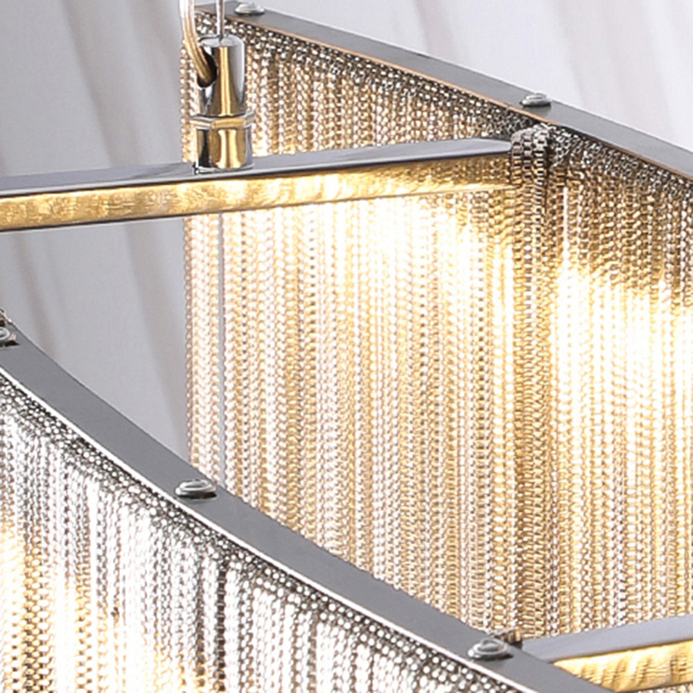 Arisha Tassel Chain Art Deco Pendant Light Living Room Hall - Neutral Decor