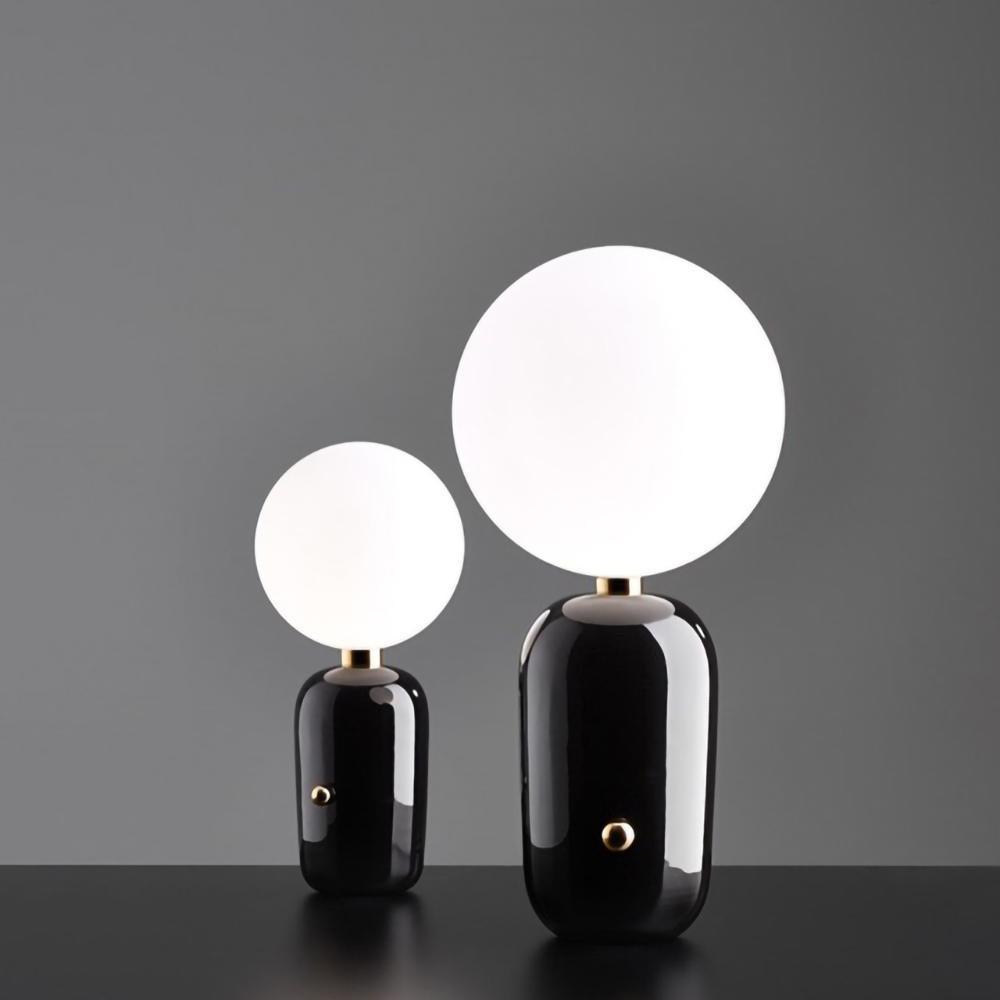 Nyxen Glass Industrial Table Lamp