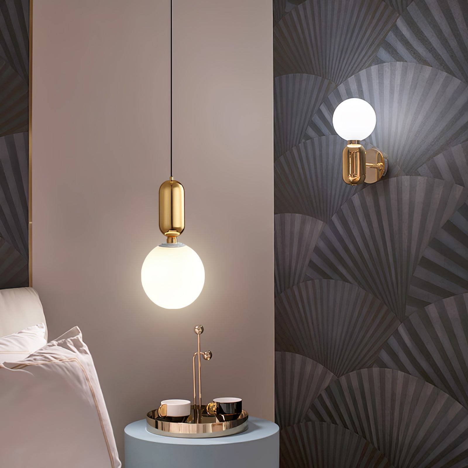 Carter Modern Glass Pendant Light