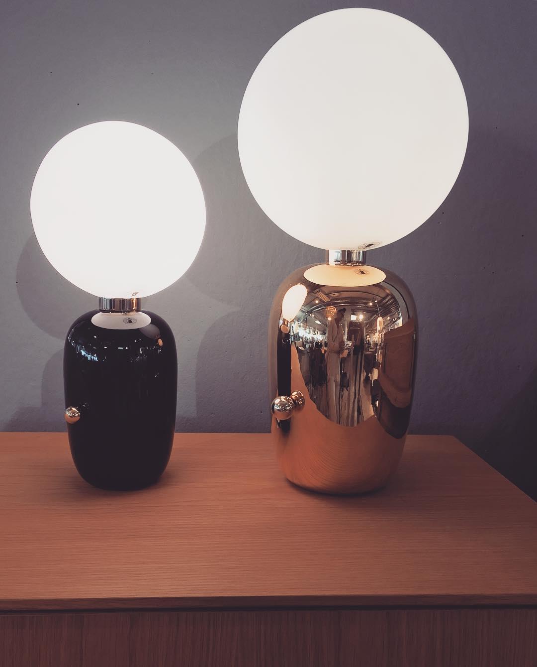 Nyxen Glass Industrial Table Lamp
