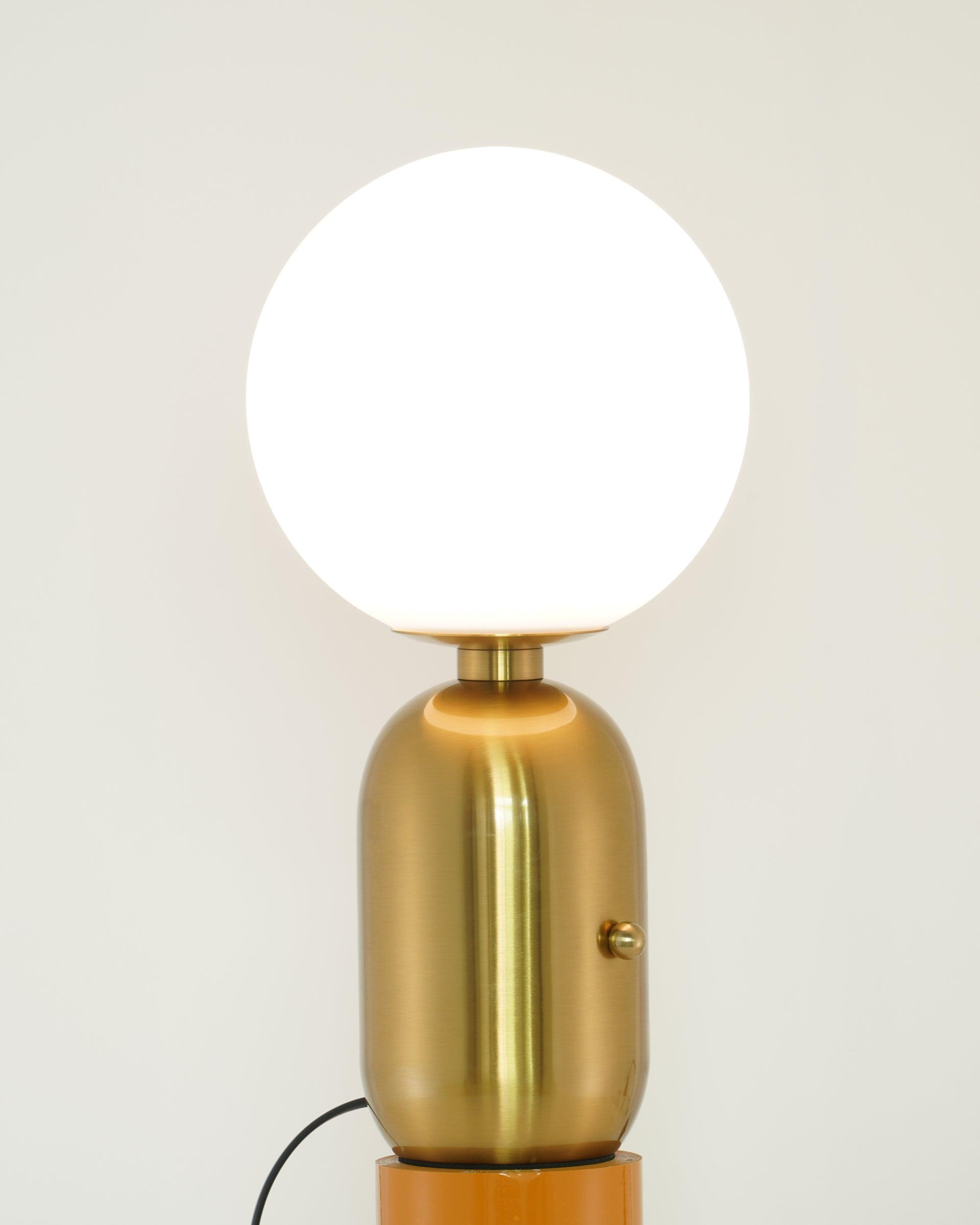 Nyxen Glass Industrial Table Lamp